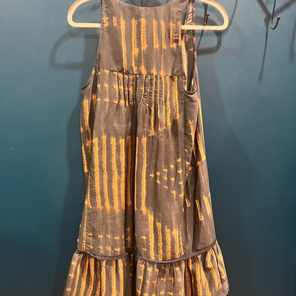 Anthropologie Tiny Mid Dress Navy and Blue Boxy - Picture 3 of 4